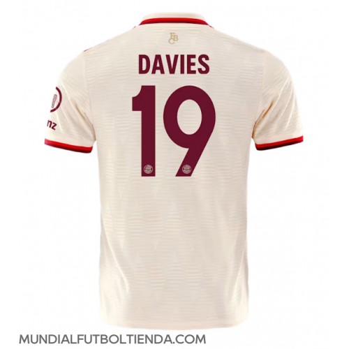 Camiseta Bayern Munich Alphonso Davies #19 Tercera Equipación Replica 2024-25 mangas cortas